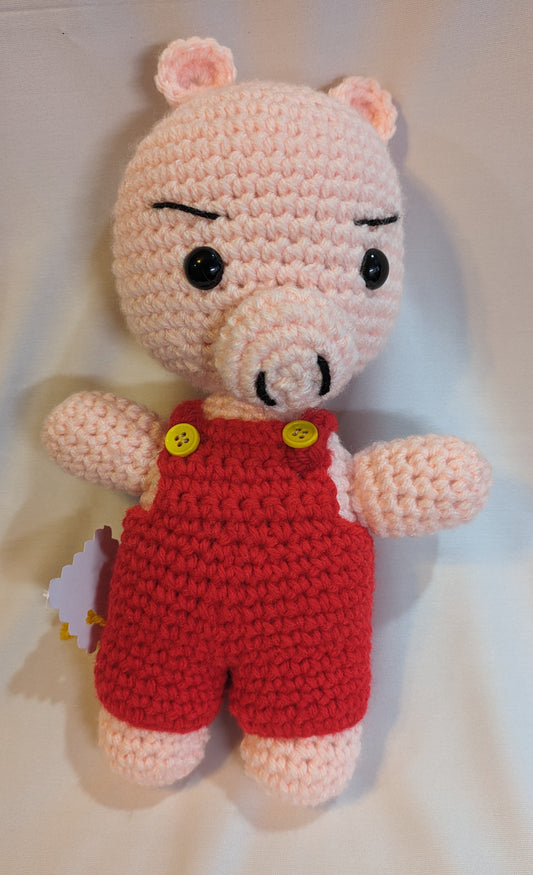 Rico the Pig Crochet Doll