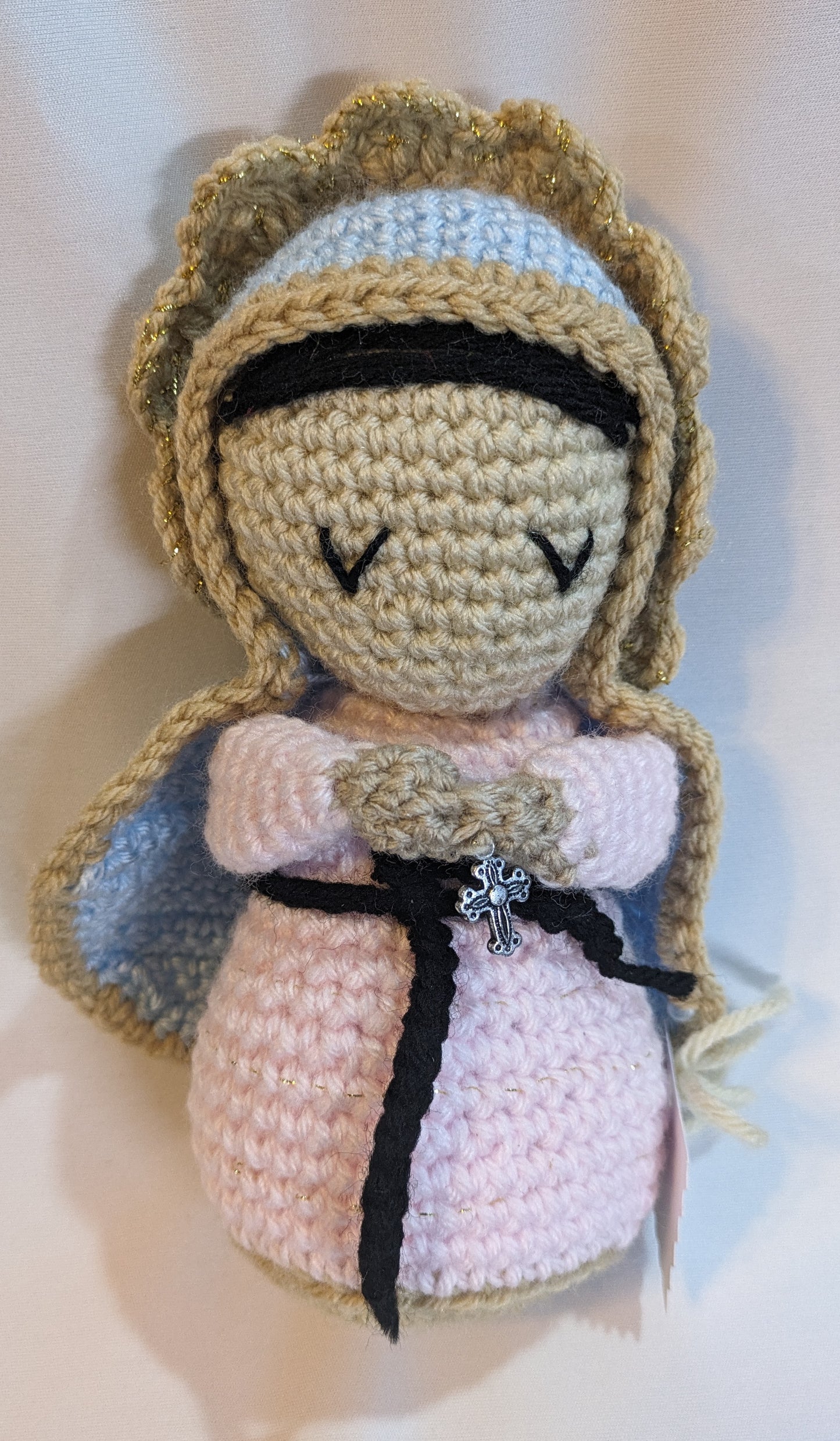 Virgin Mary Crochet Doll