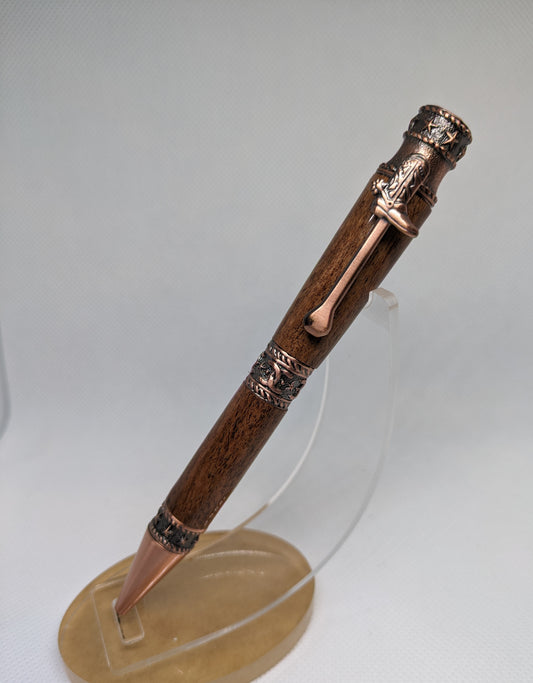 Honey Mesquite Antique Copper Cowboy/Western pen